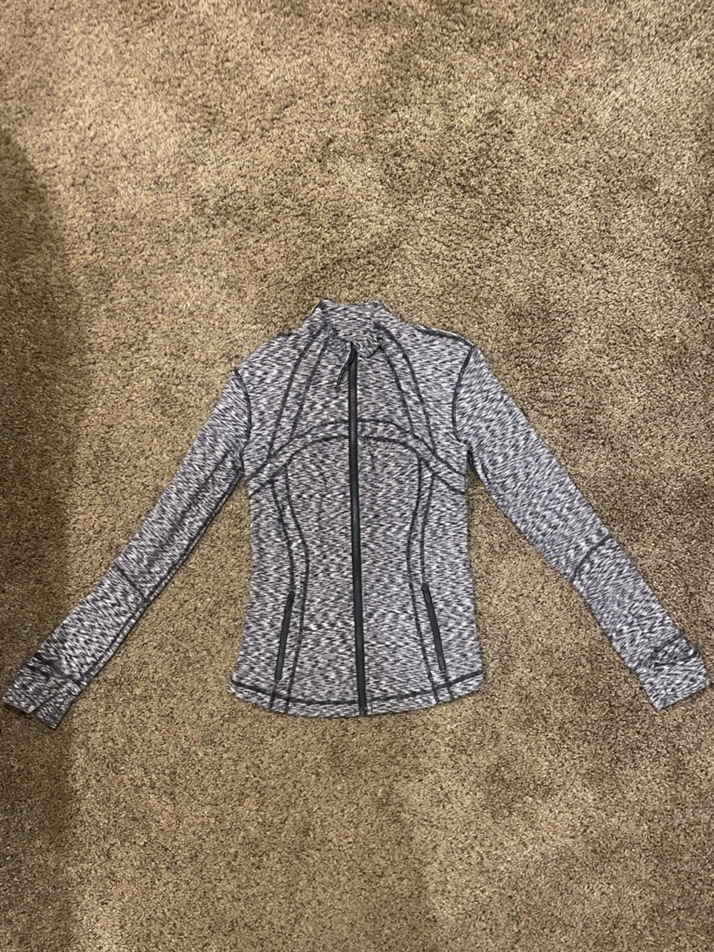 Lululemon Define Jacket Heathered Gray Size 8
